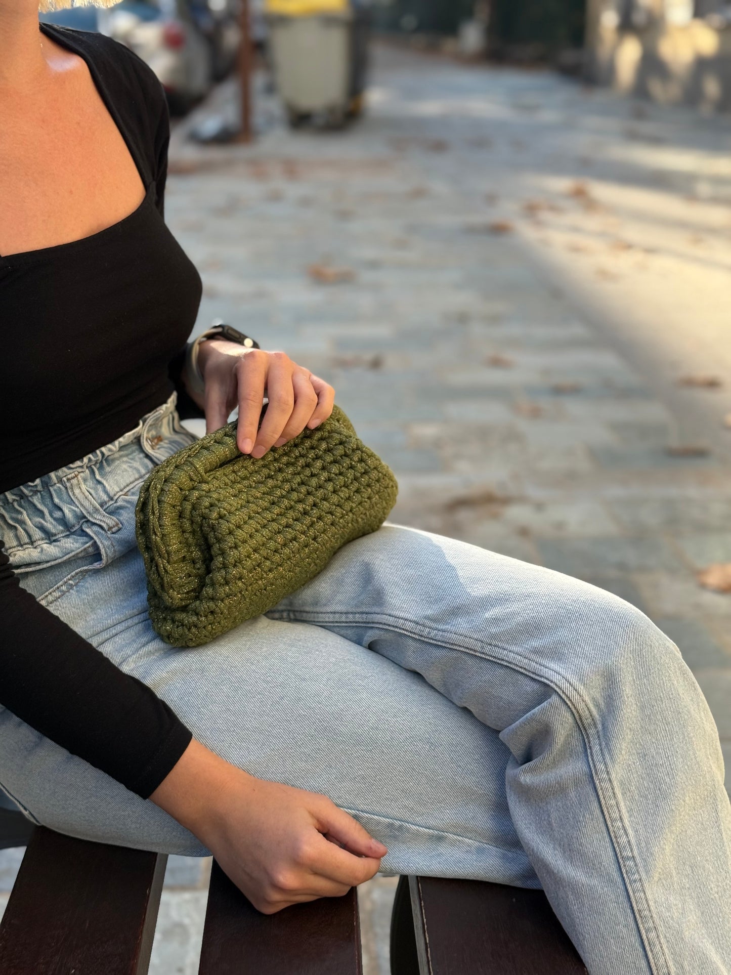 Pochette Iconic pailletée